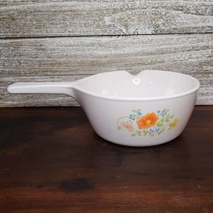 Corning Wildflower Poppy Saucepan • 2 1/2 Cup